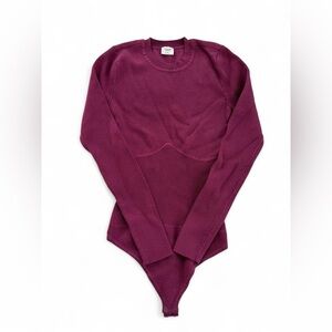 Abercrombie & Fitch Maroon Bodysuit